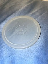 VINTAGE ~ Tupperware Clear / Sheer Replacement Snap Lid #304-3 USA Made