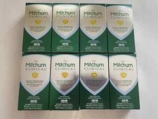 8x Mitchum Men Clinical Unscented AntiPerspirant Deodorant Soft Solid 1.6oz