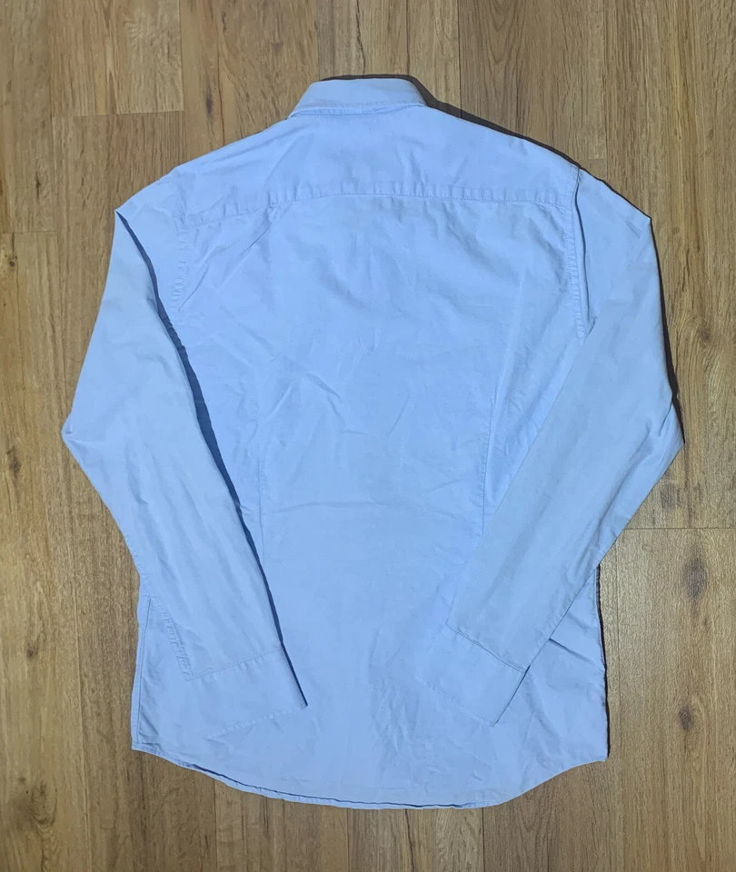 Bugatti we are europe Herren Hemd Blau Button-Down Kragen M 39/40 100% Baumwolle - Bild 4 von 4