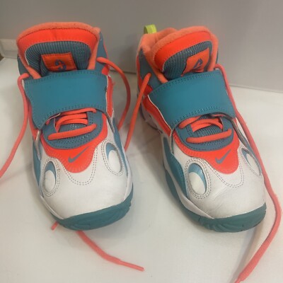 Nike Air Speed Turf (GS) Youth Shoes Size 4.5Y Bright Mango Crimson BQ9632-101