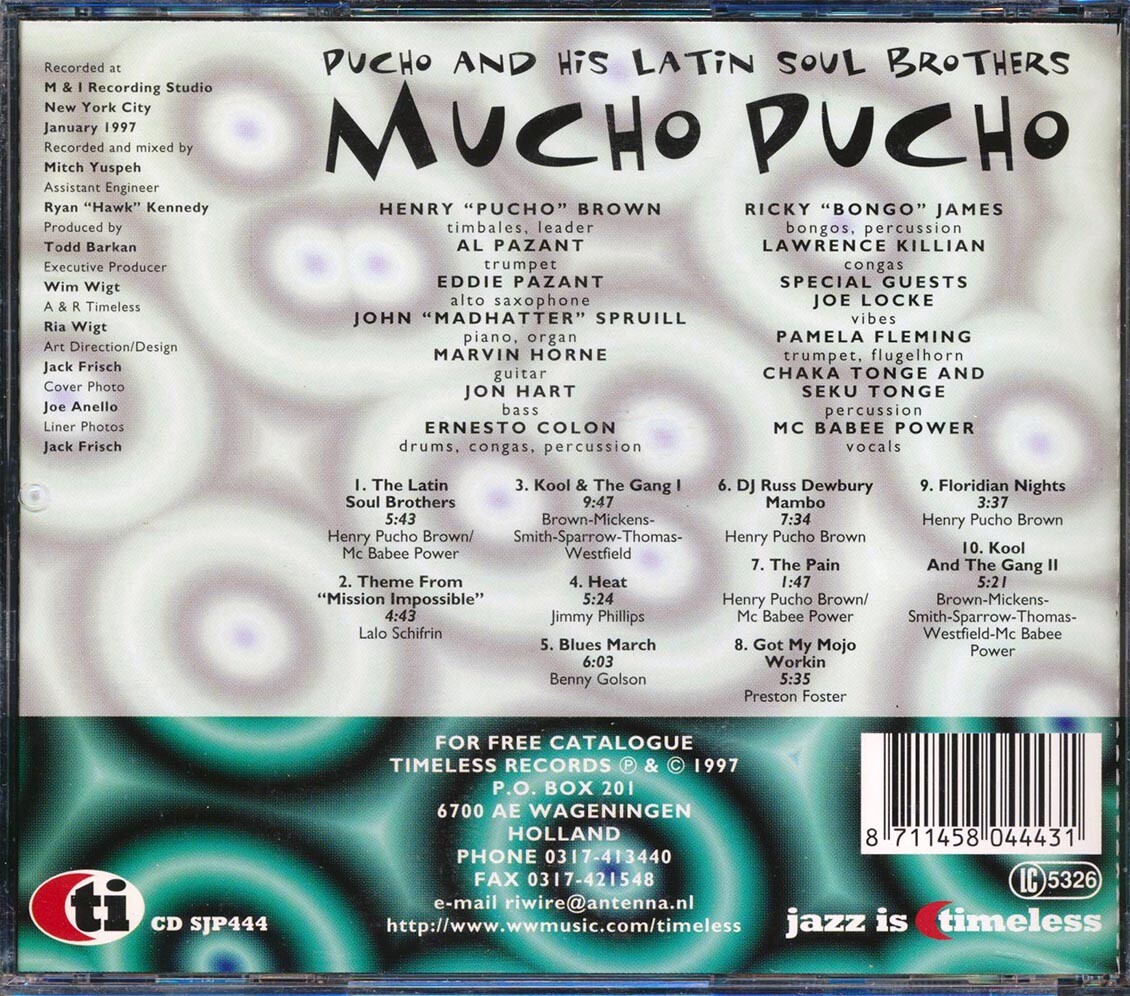 洋楽 Pucho and the Latin Soul Brothers CD Pucho & His Latin Soul Brothers - Mucho Pucho | eBay