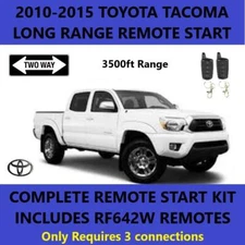 Plug & Play Remote Start 2010-2015 Toyota Tacoma