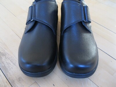Orthofeet 510 Broadway Mens Size 12 D Black Leather Orthopedic Arch Support Shoe Orthofeet Men main image 2