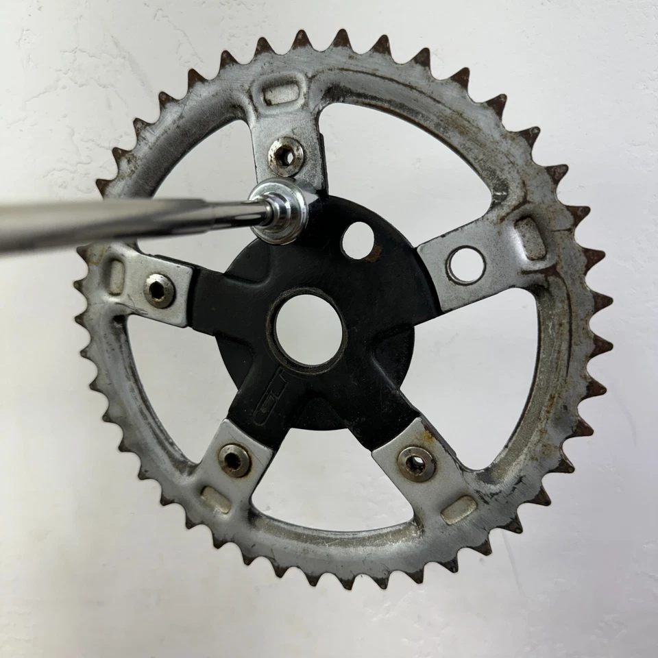 Rueda dentada GT BMX Spider Old School BMX Freestyle 110 BCD Mach One años 90 00 A4 Foto 3 de 4