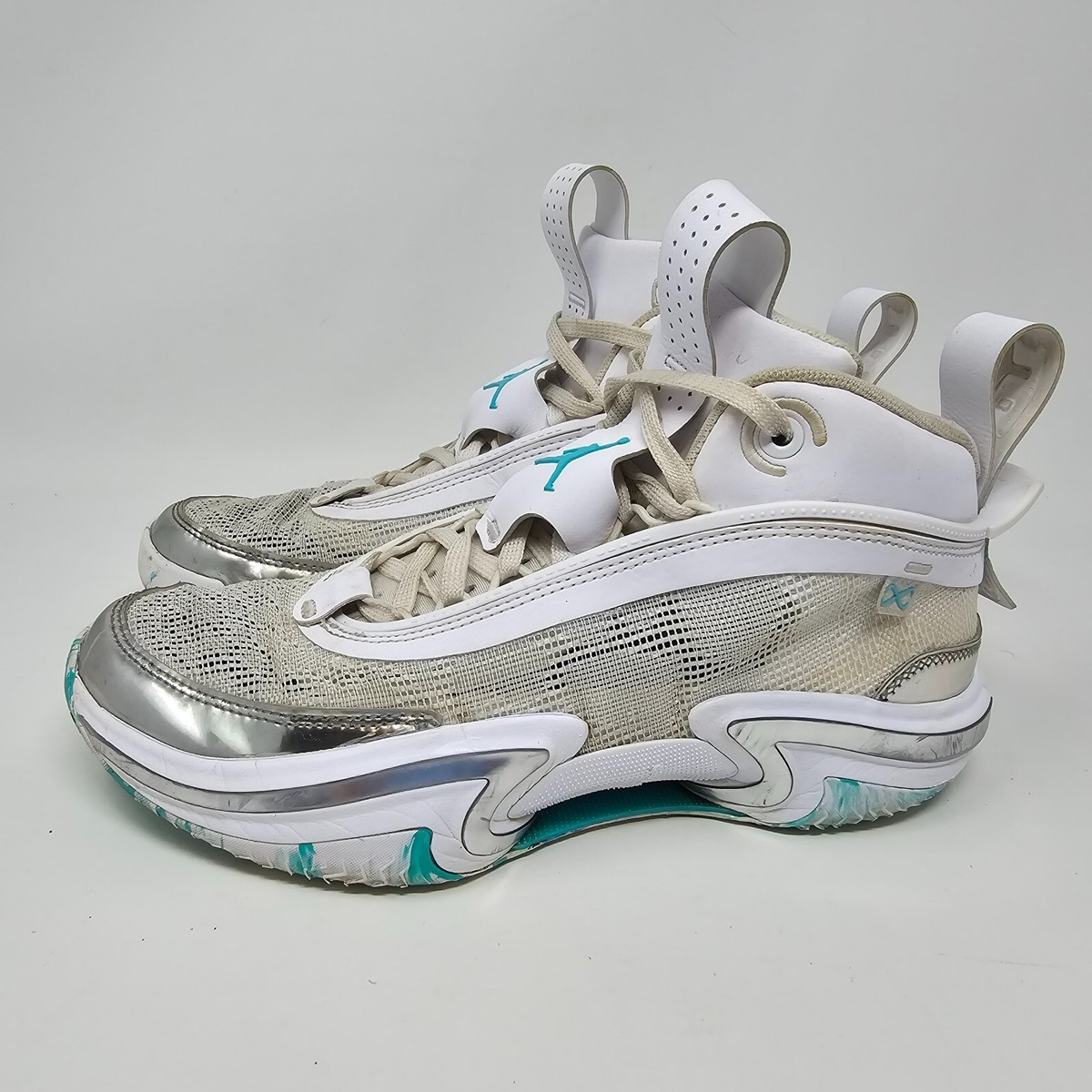 ♡y♡ Nike Air Jordan XXXVI 36 GS Size 6Y Guo Ailun Jade Green