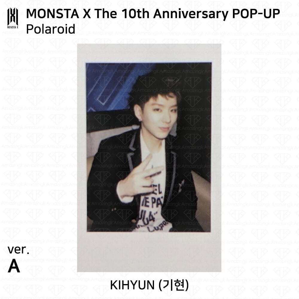 MONSTA X The 10th Anniversary POP-UP Monologue Official Polaroid