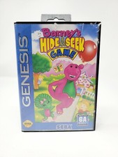 Barney's Hide and Seek Sega Genesis, 1993 Case  Cart