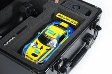 Koswork Mini Black V2 Kyosho Mini-Z 4x4 Aluminum Carry Case w/foam KOS32302-KMZ