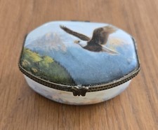 Janene Grende Licensed By Wild Wings Trinket Box Jewelry Bald Eagle Mountains
