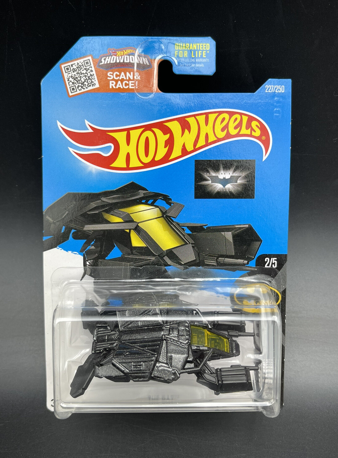 Hot Wheels 2015 The Bat Batman 2/5 Mattel Batman 227/250 Black