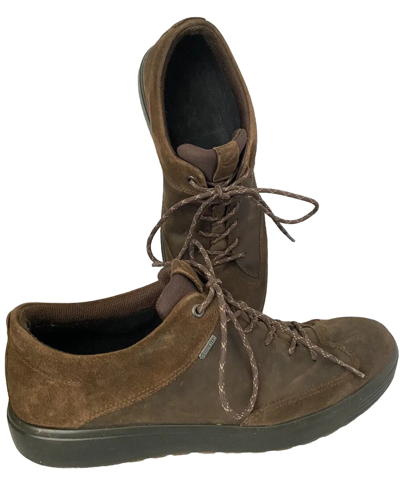 Scarpe morbide 7 Tred M ECCO GORE TEX caffè pelle e camoscio US da uomo taglia 10