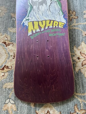 Vintage NOS OG Zorlac Donny Myhre Gator Skateboard deck Pushead