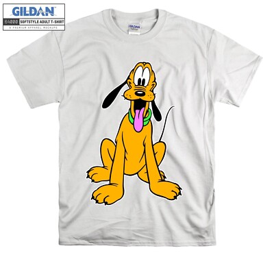 Pluto T-Shirt Hund Cartoon süß Print cool T Shirt Herren Damen Unisex Tshirt 3853