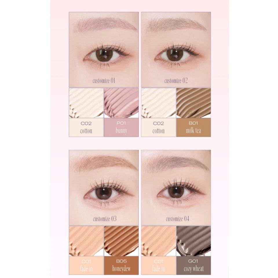 MUDE Inspire Skinny Brow Cara 3.2g 10colors K-Beauty - Image 2 of 4