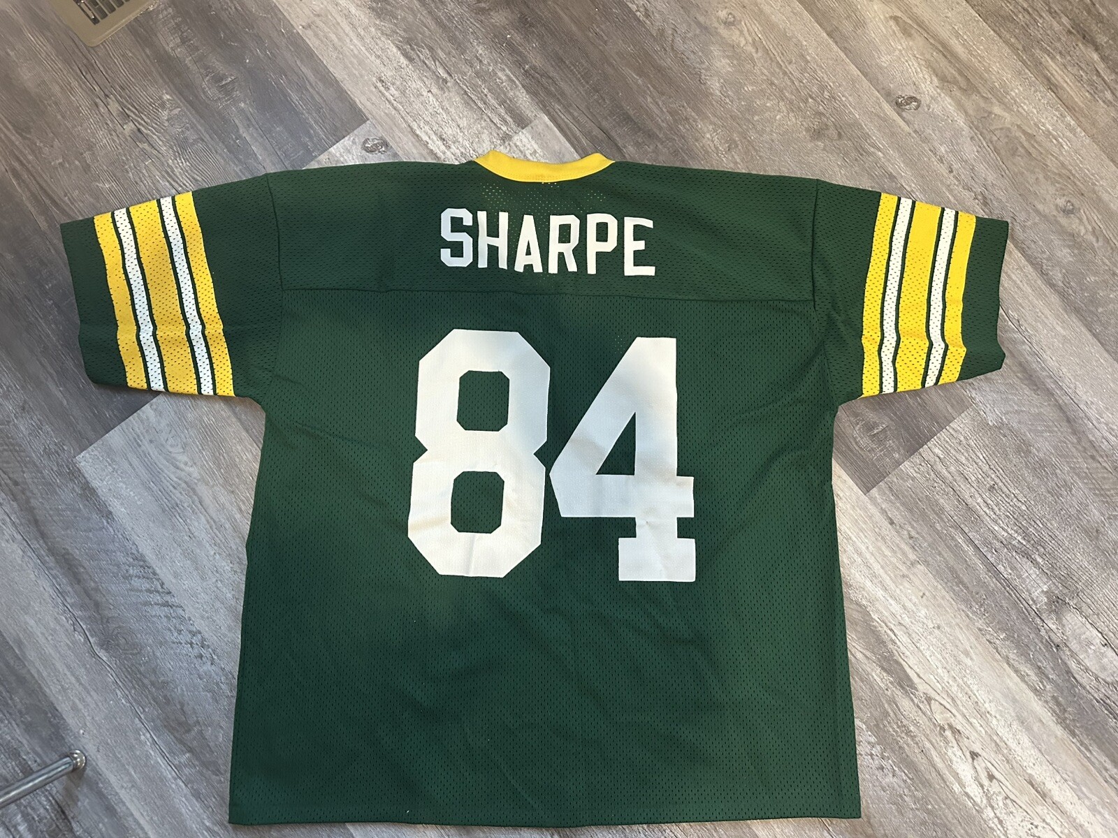Green Bay Packers Sterling Sharpe  Logo 7 Jersey Men's Size (XX 54-56) Vintage