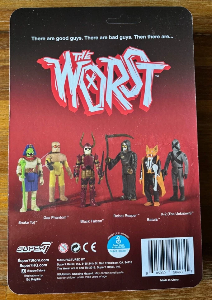 Figura de acción Super 7 The Worst Robot Reaper Red Foto 2 de 2