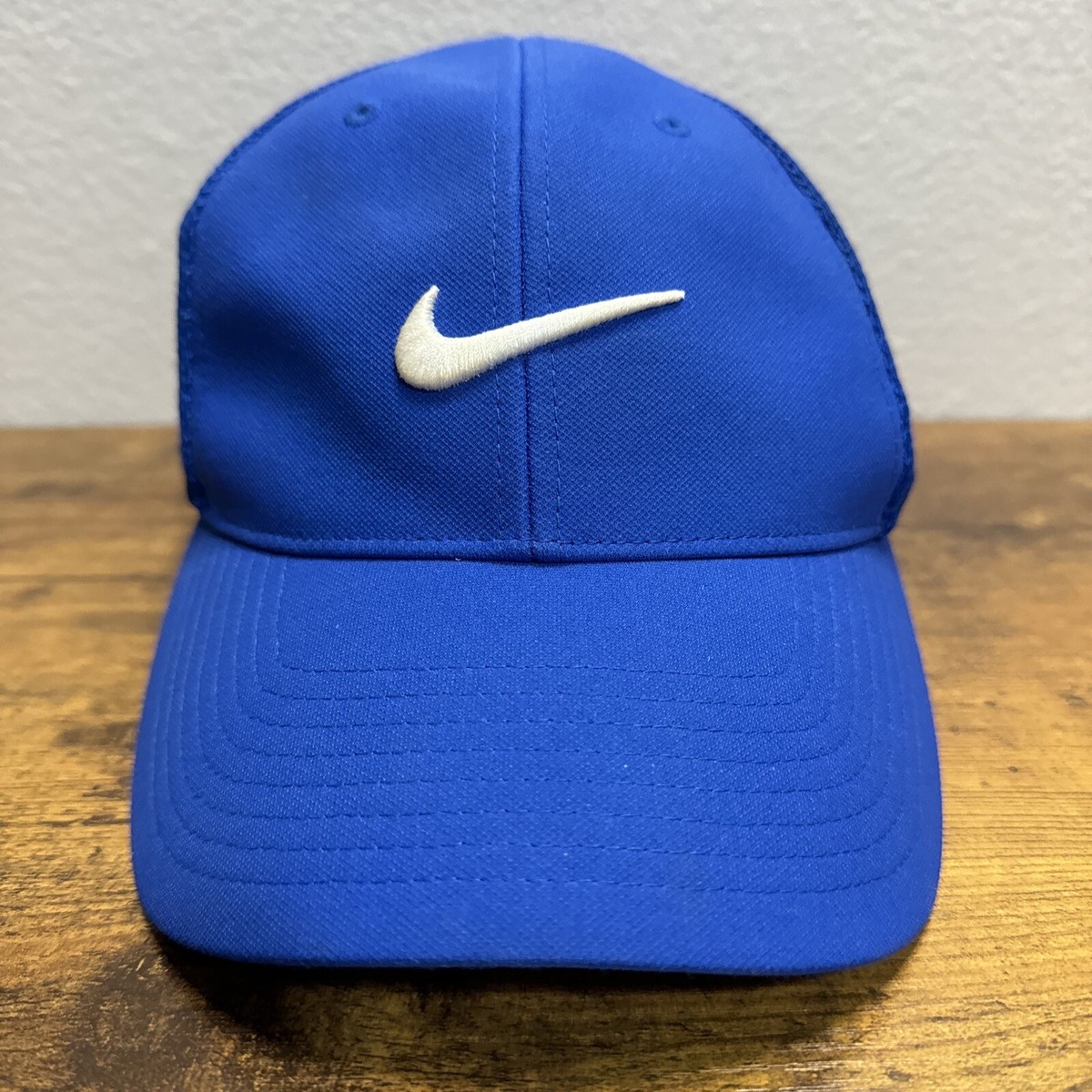 Nike Golf XL カッパ Nike Golf RZN Vapor Flexfit Hat L/XL Mesh Blue | eBay