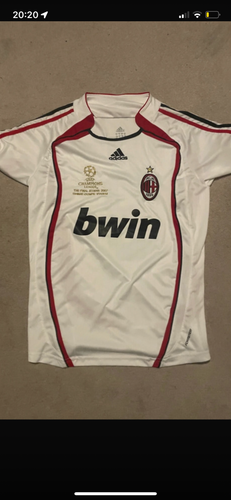 Maillot de Foot AC Milan BECKHAM 32 2009 2010 Retro Domicile ML