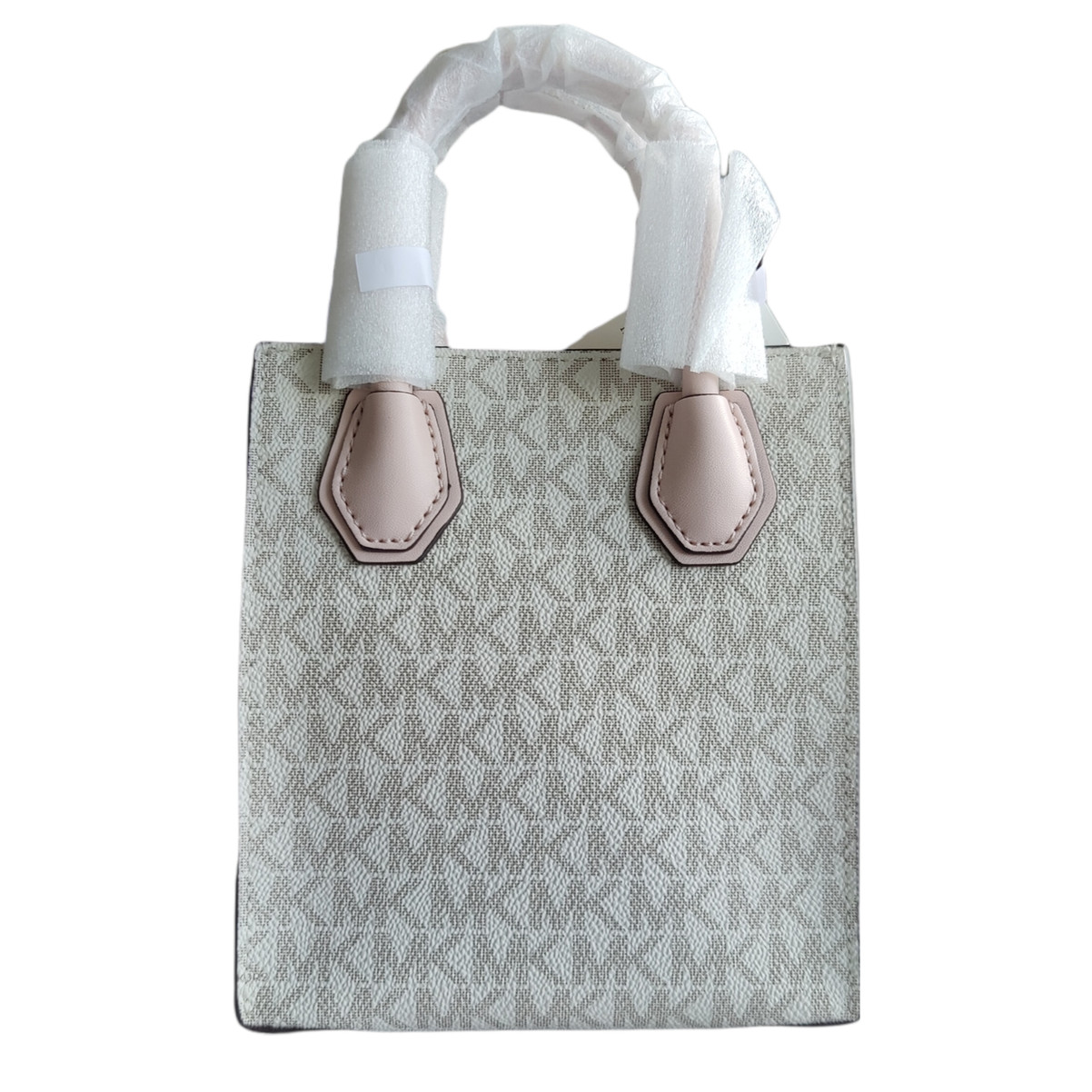 NWT, Michael Kors Mercer Extra-Small Logo & Leather Crossbody Bag, MSRP $348 image 7