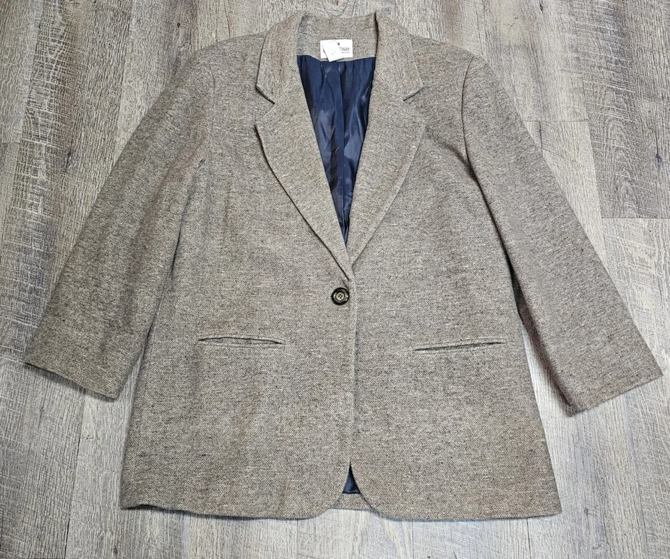 Blazer vintage Courtenay 100 % lana para mujer talla 14 Foto 4 de 4