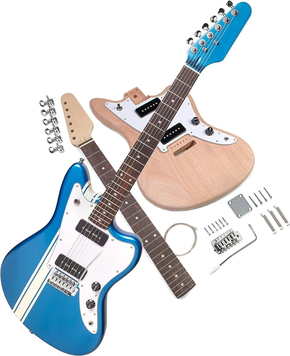 StewMac DIY Build Your Own Offset Trem Electric Guitar Kit New