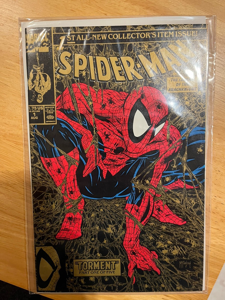 spiderman 1 todd mcfarlane torment gold edition | eBay