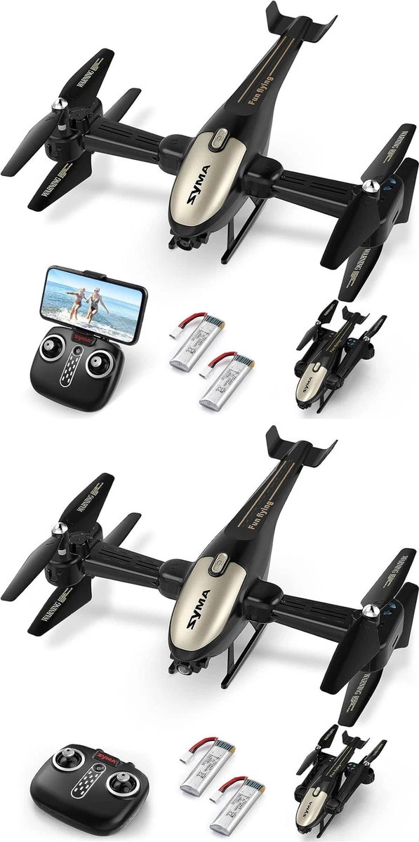 SYMA X700 or X700W Foldable RC Drone Remote Control Flying Helicopter