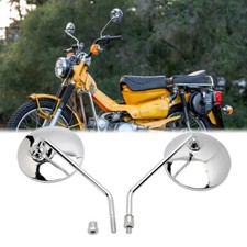 2x For Honda CT70 CT90 CT125 CT110 CT200 Motorcycle Side Mirror Rearview Chrome