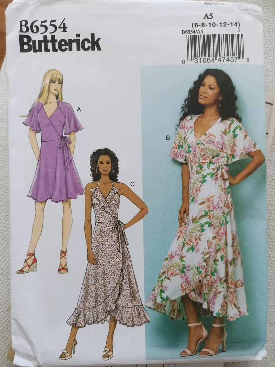 Butterick top wrap dress