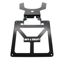 Portatarga per KTM EXC 2024-2025 Pieghevole Moto Motard Enduro Verniciato Nero