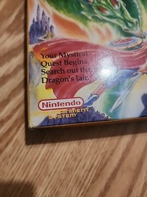 Dragon Warrior Nintendo Entertainment System NES 1989 Untested!!!