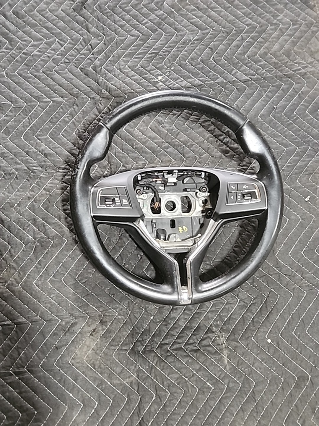 14-20 Maserati Ghibli S M157 Steering Wheel Black 670044602 OEM #0045