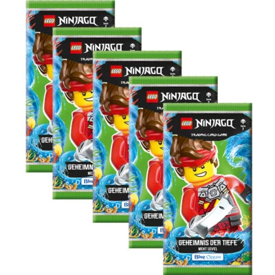 BLUE OCEAN LEGO Ninjago 7 NEXT LEVEL Trading Cards - 5 Booster
