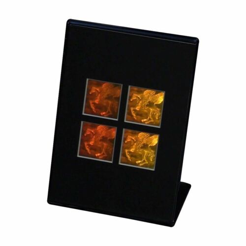 3D Pegasus 4-up 2-Channel Hologram Picture DESK STAND, Photopolymer Type Film - Picture 3 of 7