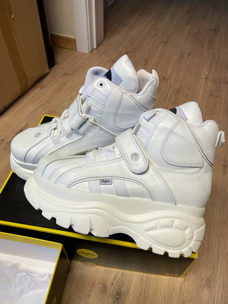 White buffalo cheap platform shoes