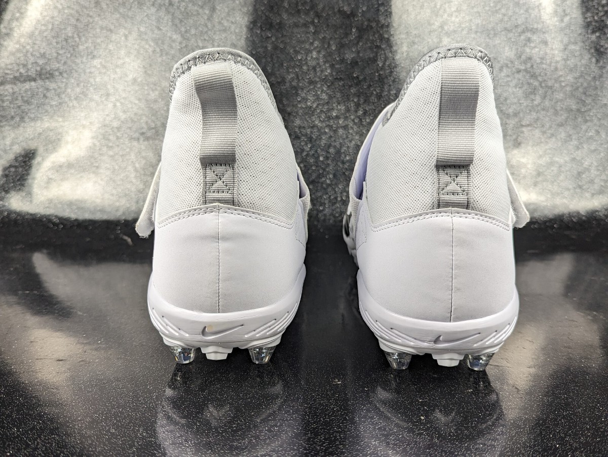 Nike Alpha Menace Pro 2 D Football Cleats White Black Men