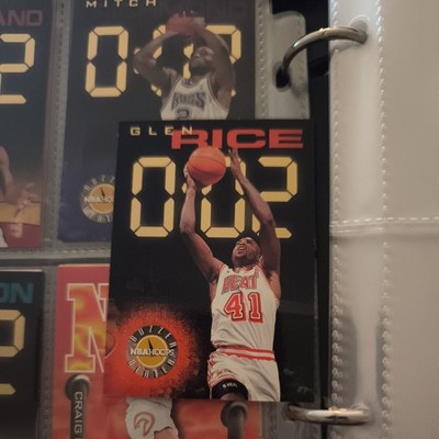 1995-96 Hoops Glen Rice Miami Heat #224 NBA Basketball karte Vintage