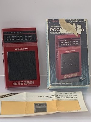 Vintage Realistic Tandy Micro Miniatur Radio selten + Box