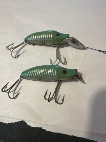 Leurre Vintage Heddon River Runt Spook - Cranckbait Pêche Eau Douce - Avec Boîte Et Catalogue D'origine