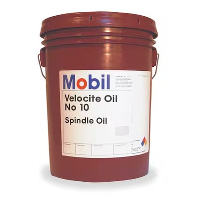 Mobil 105481 Mobil Velocite 10, Spindle Oil, 5 Gal.
