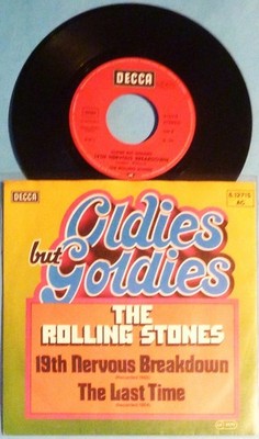 THE ROLLING STONES - SINGLE 7'' - 19TH NERVOUS BREAKDOWN / THE LAST TIME - MINT