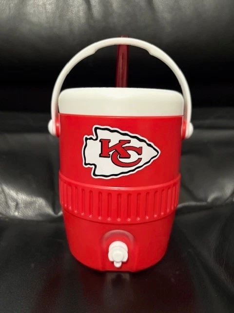 Kansas City Chiefs 16oz Mini Water Cooler Drink Cup Stadium Souvenir Red Jug