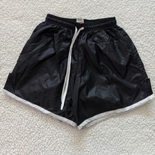 Vintage Soffe Soccer Shorts Youth Size Medium NWOT 90s made USA Dazzle Shiny VTG