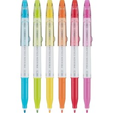 Pilot FriXion Bold Point Erasable Marker Pen Assorted Colors Pack of 6