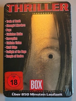 9x Thriller - Showgirl Murders, Tödliche Vision, Temple of Desire, Chr. Slater