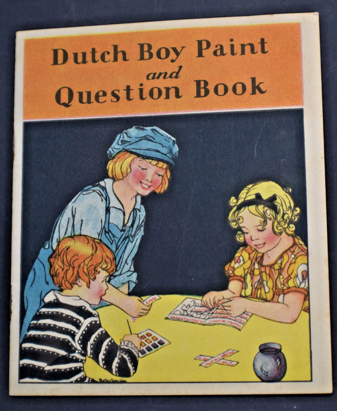 1932 Dutch Boy Paint & Question Book