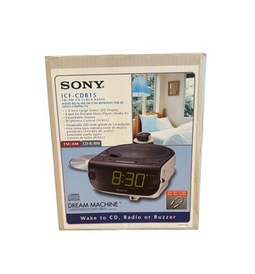Sony Dream Machine ICF-CD815 Dual Alarm Clock Radio Stereo CD Player NEW IN BOX