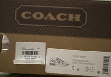 Coach Toffee Leopard Soho Signature Sneaker Cc129 YFW 11002526 S-9B. New Box