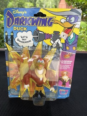 Playmates Darkwing Duck Launchpad McQuack Action Figure Boxed Wise Quackers