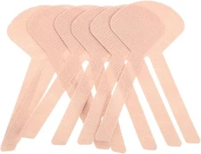 Healifty 6 Sheets of Nasal Tube Holder Nasogastric 11x8.5x0.1cm, Light Brown 